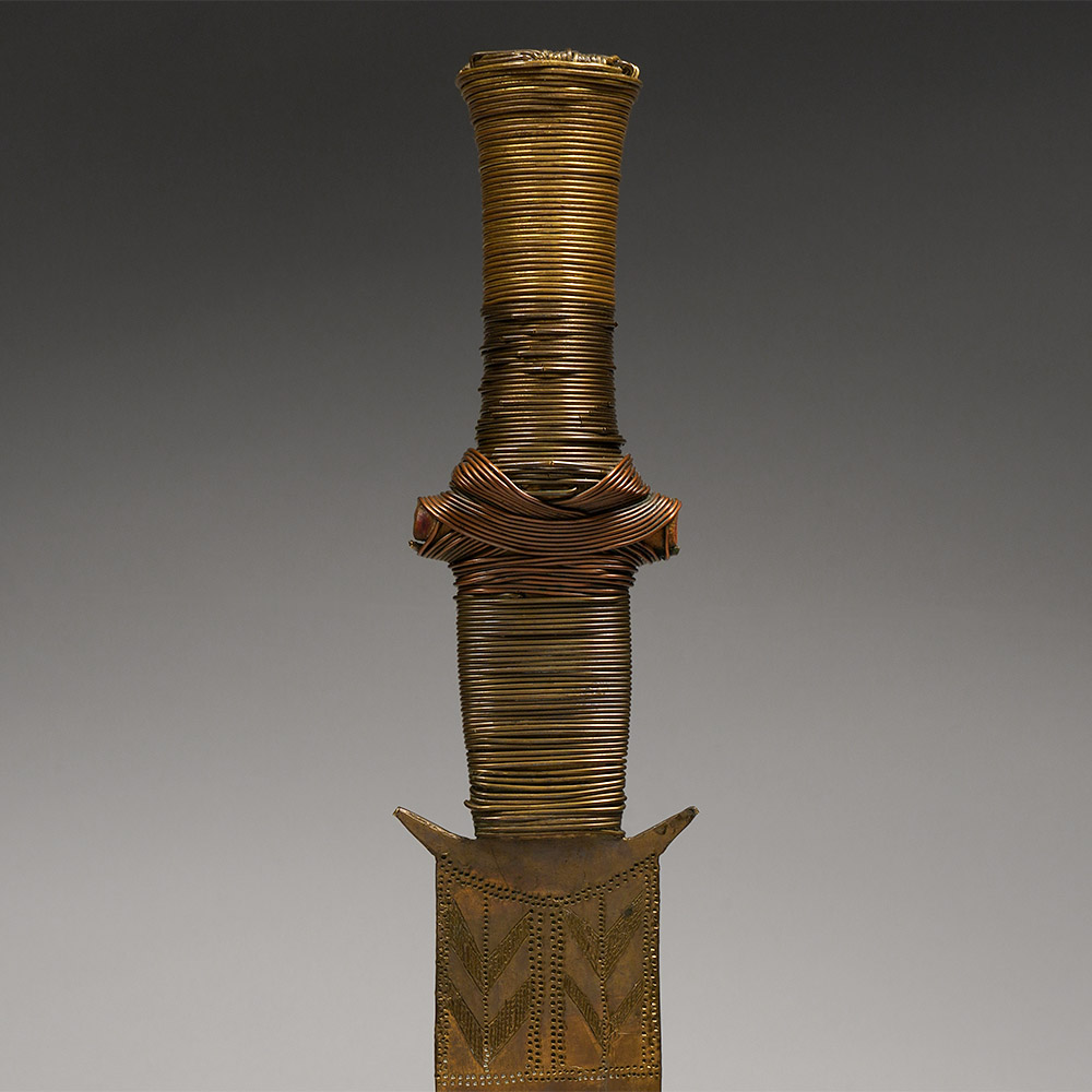 Brass Short Sword, ntsakh or fa Fang, Gabon