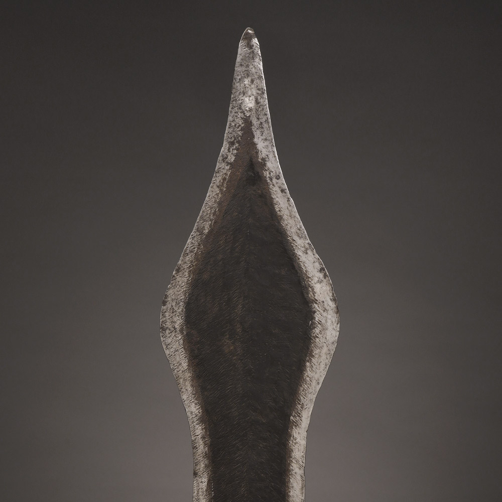 Blackened Short Sword Ngandu / Saka, D.R. Congo
