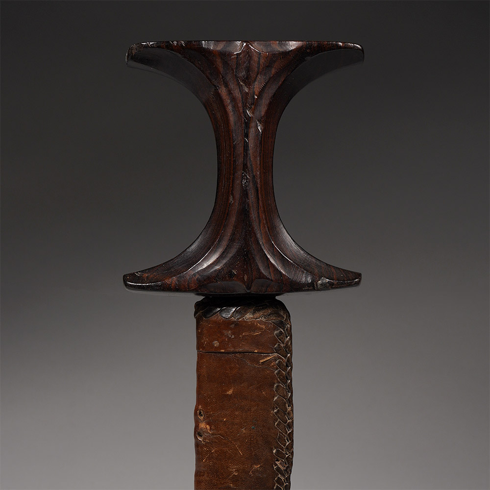 Asymmetrical Dagger in Sheath  Beja / Hadendoa / Kunama / Beni Amer  Eastern Sudan / Eritrea
