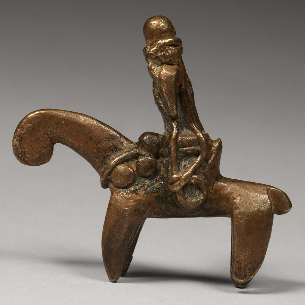 Copper Equestrian Figure, Putchu Guinadji