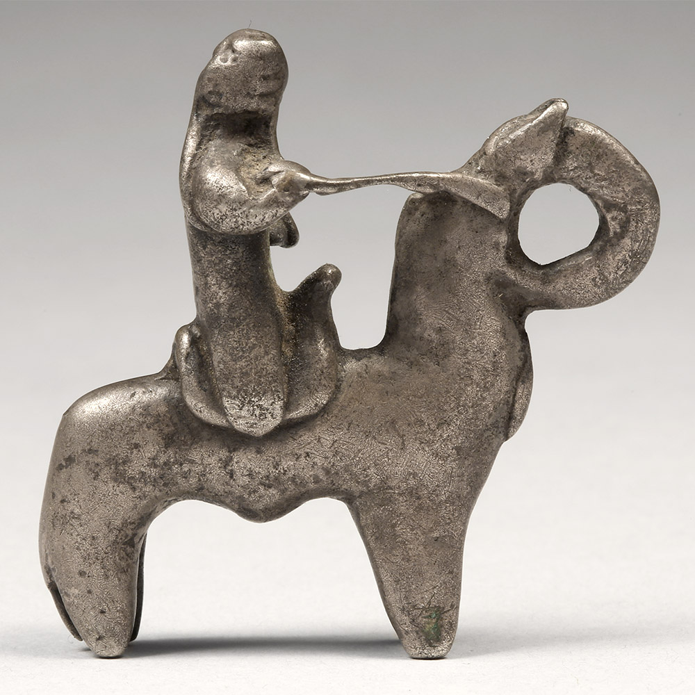 Abstract Silver Equestrian Figure, Kotoko, Chad / Cameroon