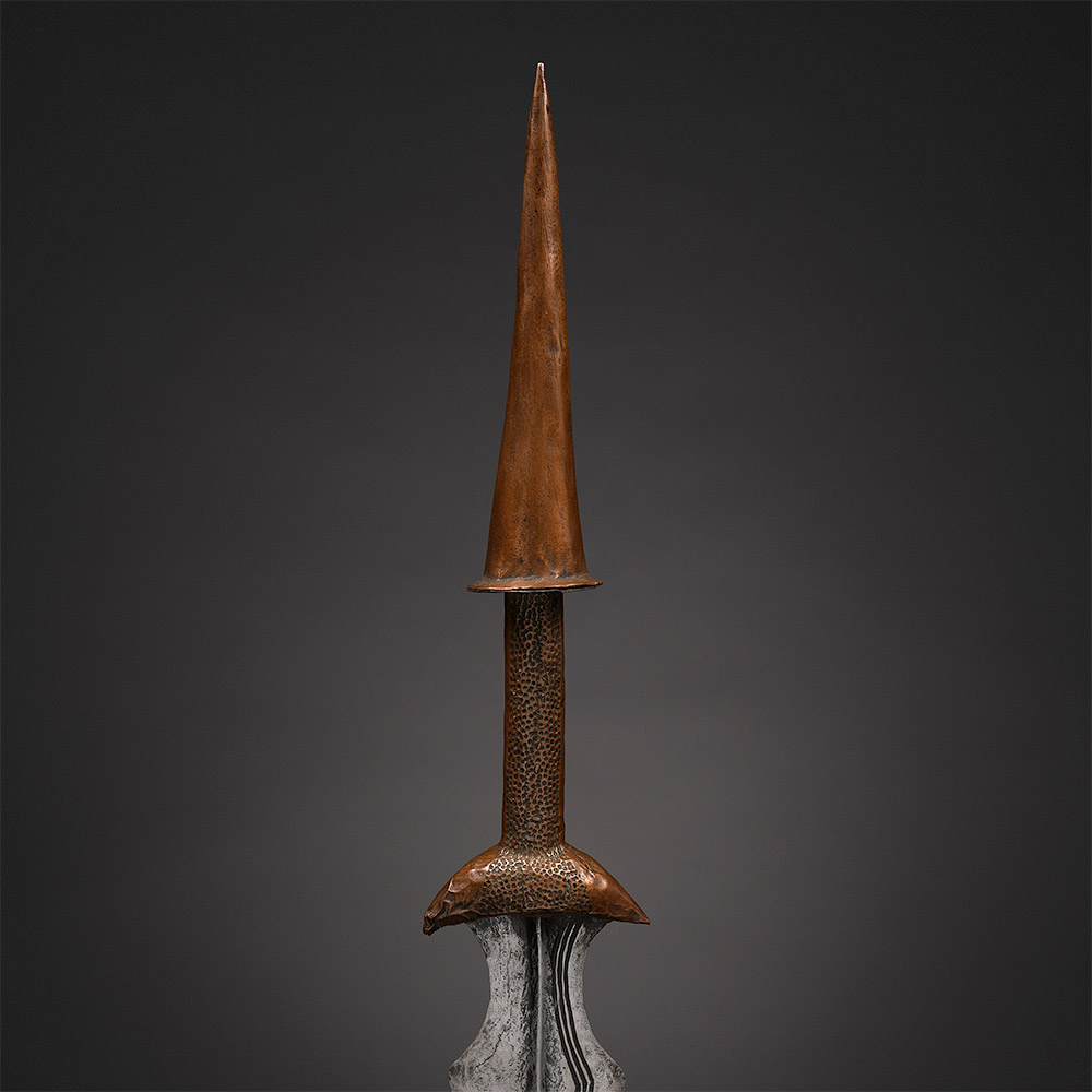 Balingbwa Dagger with Long Cone Pommel Tetela, D.R. Congo