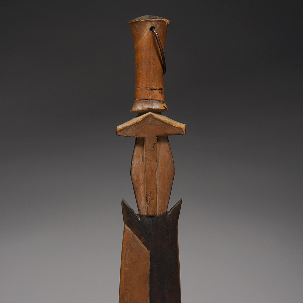 Skeuomorphic Wood Sword Ntsakh Fa Fang Gabon