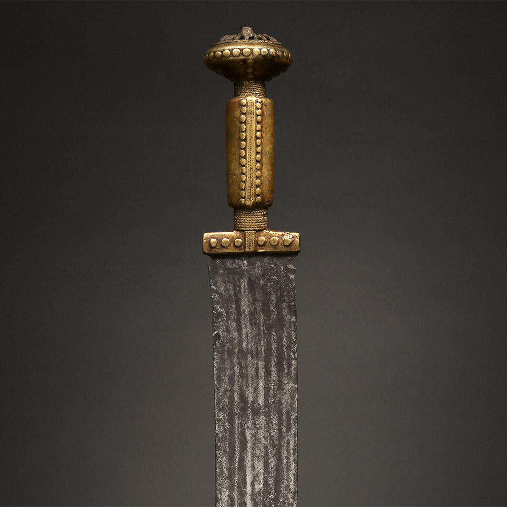 Curved Prestige Sword, Baule, Ivory Coast