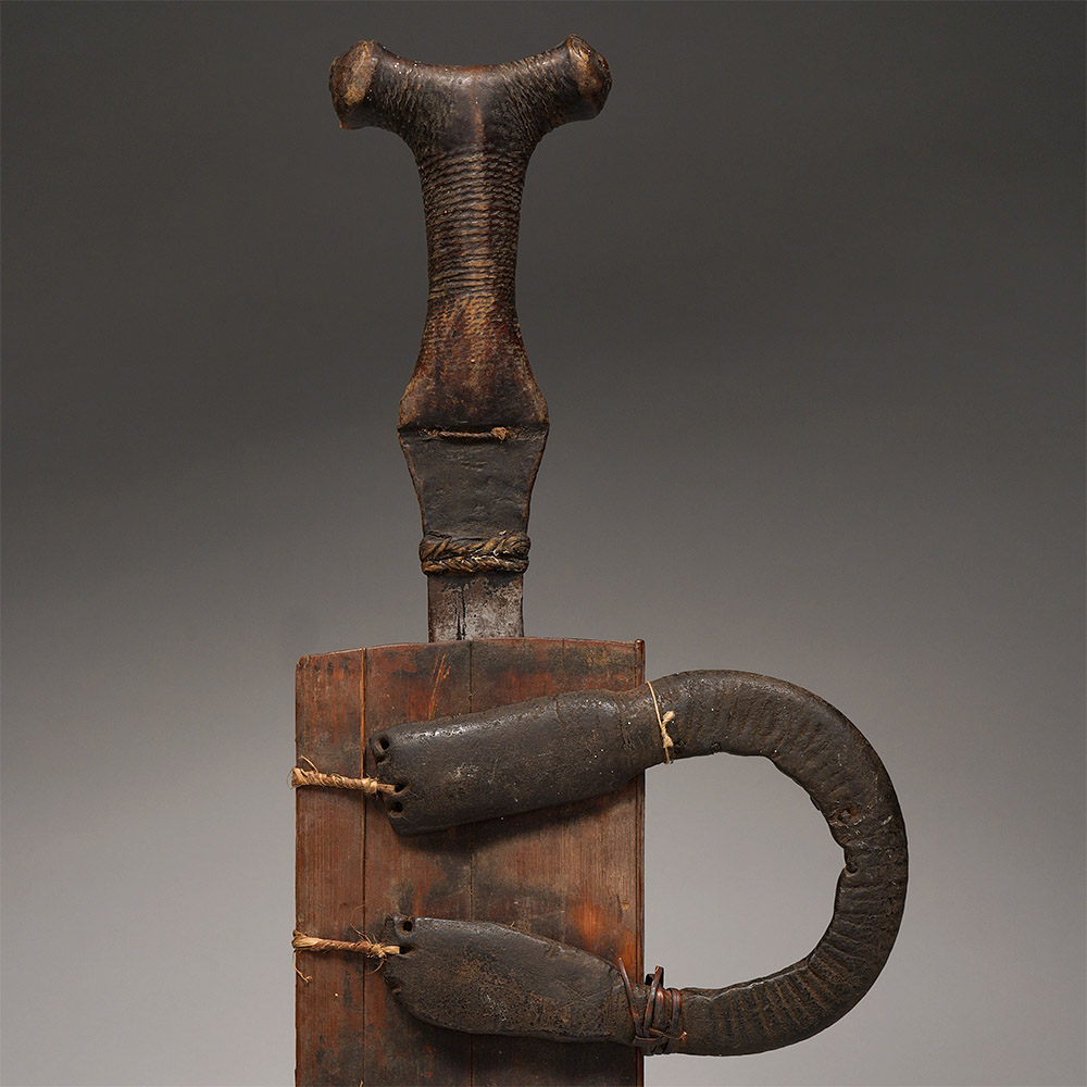 Ornamental Prestige Sword in Scabbard Babungo, Northwestern Cameroon