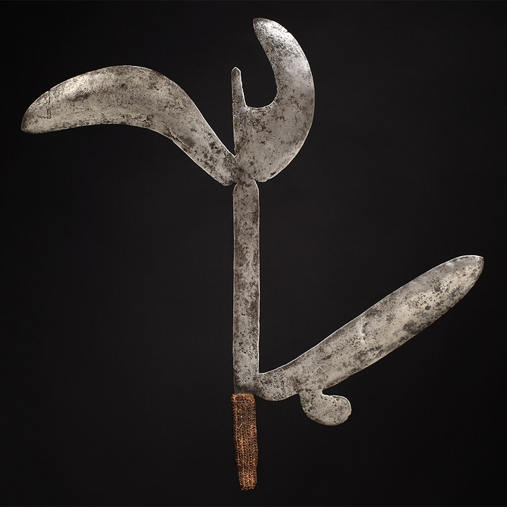 Throwing Knife, kpinga, Nsakara, Central African Republic/D.R. Congo