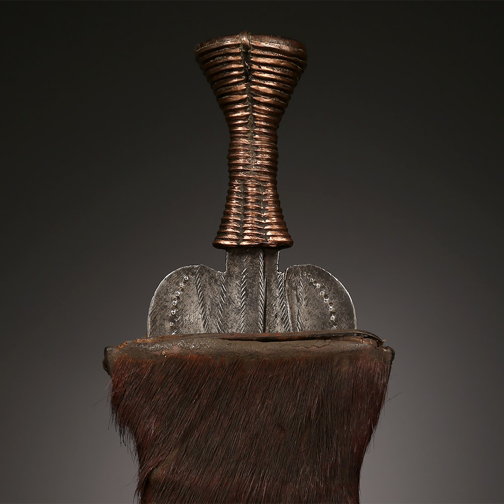 Short Sword in Sheath, welé, itété, Western Mongo: Ntomba, Konda