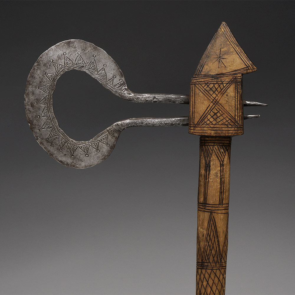 Axe with Incised Loop Blade Hausa / Nupe / Fulbe, Nigeria