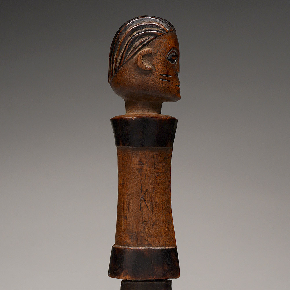Figurative Dagger in Sheath Lwena Angola / D.R. Congo / Zambia