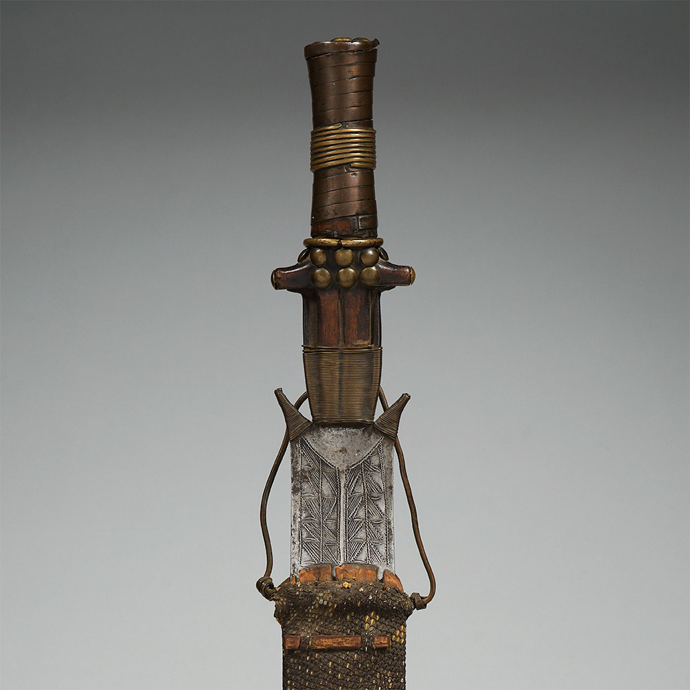 Short Sword with Sheath, ntsakh or fa Fang, Gabon