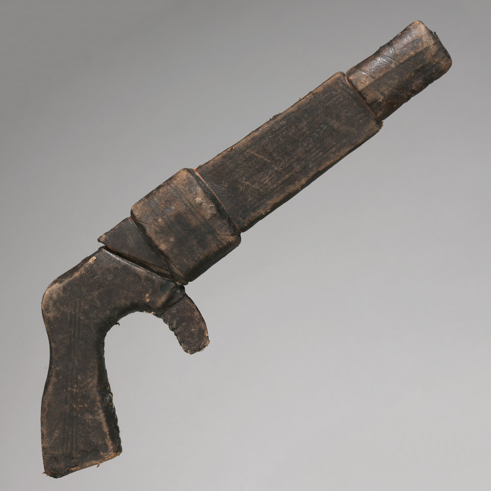 Rifle-Shaped Dagger in Sheath, West Africa