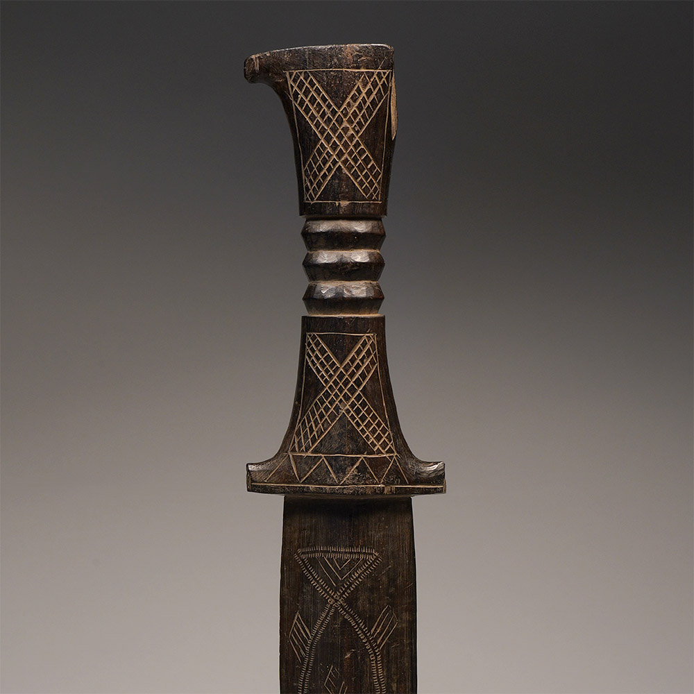 Ceremonial Wood Dagger, Yoruba, Nigeria