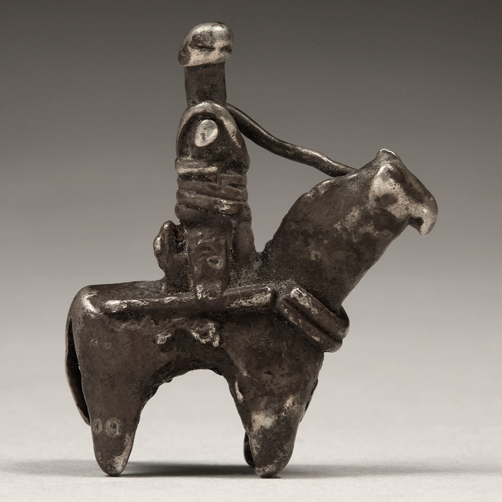 Silver Equestrian Figure, Kotoko, Chad / Cameroon